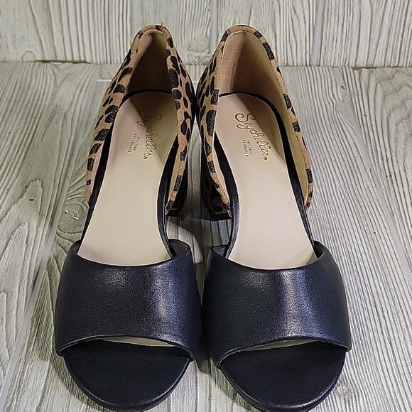 Seychelles Shabby Chic Leopard Heeled Sandals Womens Size 6.5 NEW - Picture 4 of 15